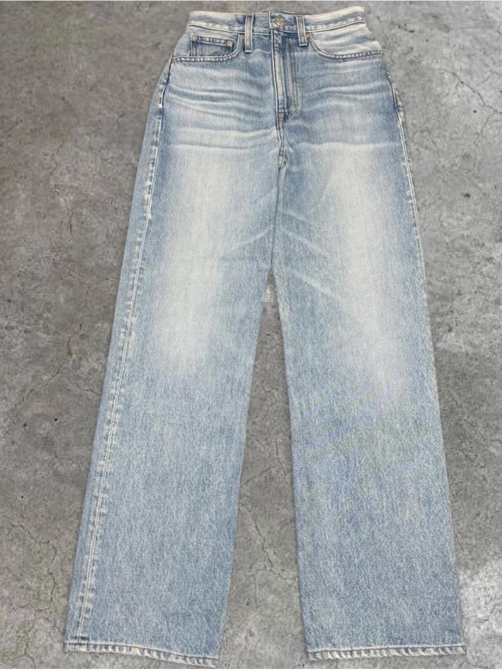 Rivet & Thread Light Wash Jeans Size 25 Made in USA